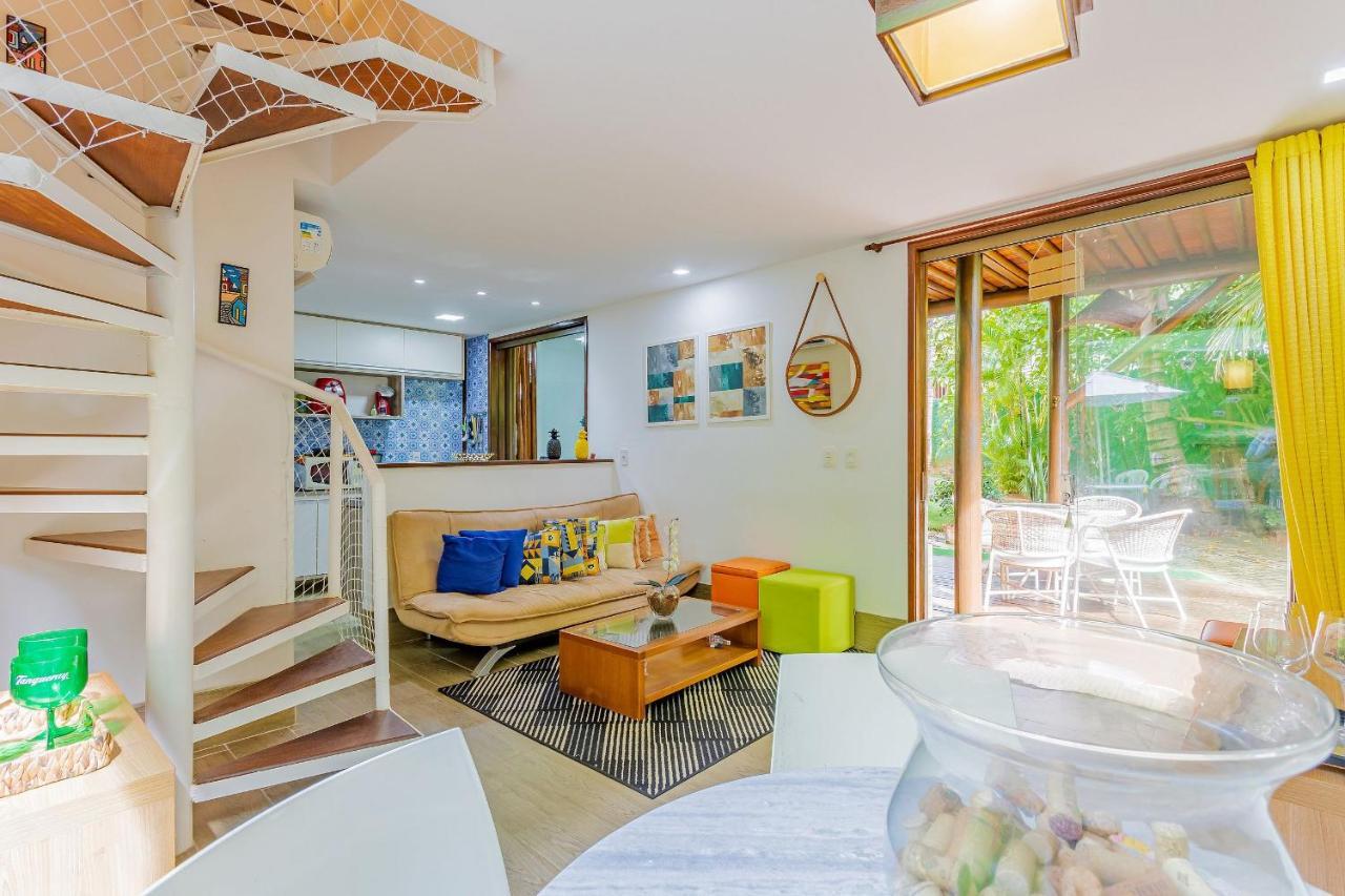 It12 Lindo Bangalo Duplex 2 Suites Pe Na Areia, Itacimirim Zewnętrze zdjęcie